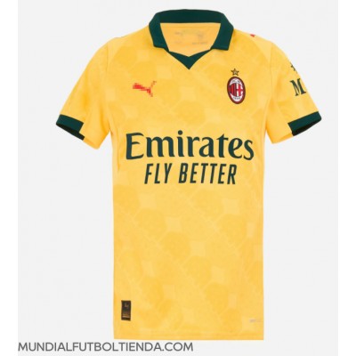Camiseta AC Milan Samuele Ricci #4 Tercera Equipación Replica 2025-26 para mujer mangas cortas Camiseta AC Milan Samuele Ricci #4 Tercera Equipación Replica 2025-26 para mujer mangas cortas